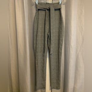 Windsor High Waisted Plaid Pants